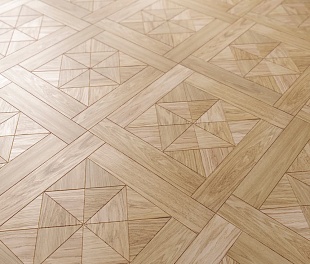 Модульный инженерный паркет LabArte Geometry №12-90 Дуб Рустик лак 529х529х14 мм, упаковка 1 м